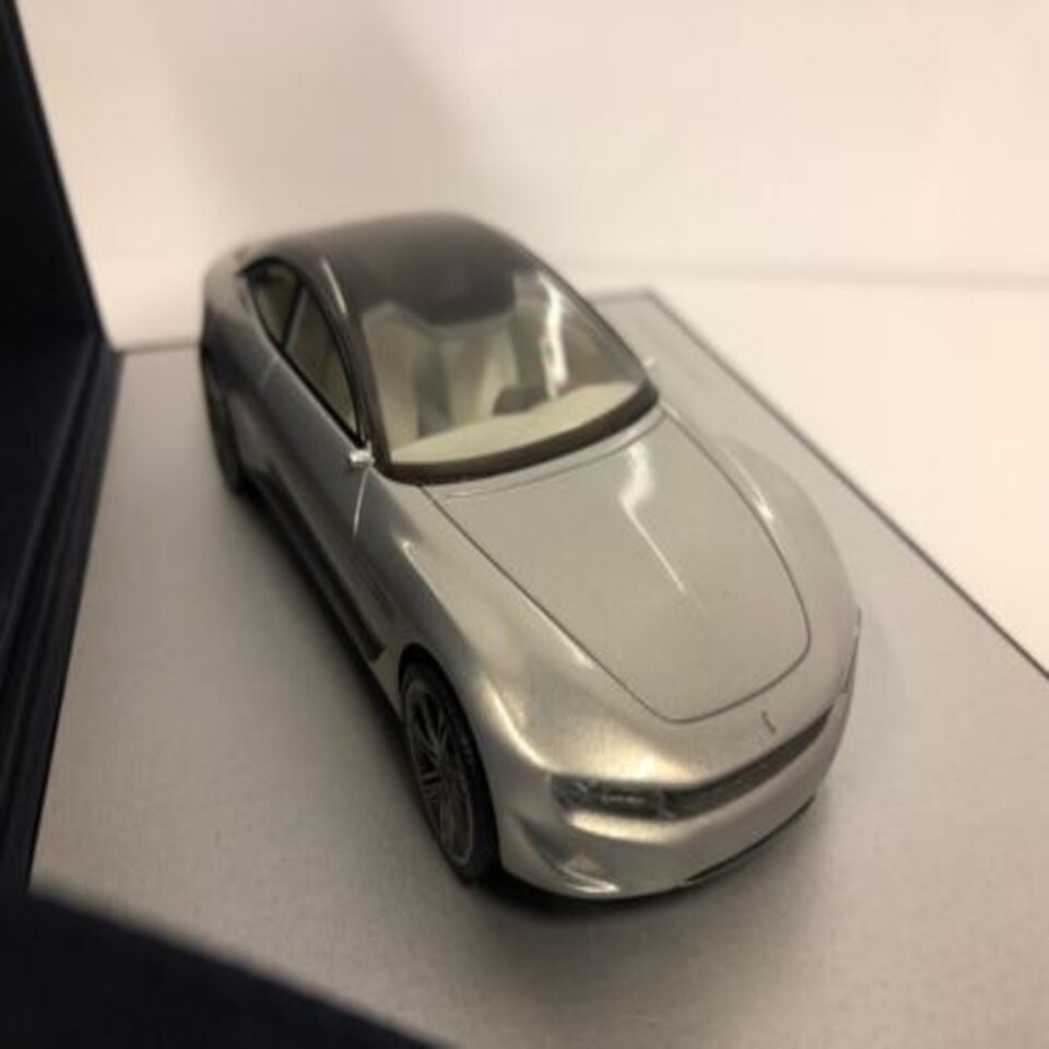 image 1 of Cambiano Silver Limited Edition 1:43 Scale La Mini Miniera LMMPF001