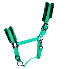 Hy Dazzle Horse Headcollar - Alpine Green - Small Pony