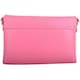 image 2 of Premium Soft Genuine Leather Cross Body Shoulder Bag, Tassel Detail Pink | Rose