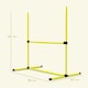 image 7 of PawHut 4 Pieces Dog Agility Training Equipment with Carrying Bag, Yellow