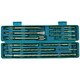 image 1 of 12pc SDS Chisels and TCT Metric Drill Bit Set For Concrete Masonry Stone