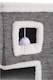 image 9 of Living and Home Double-Tier Foldable Cat House with Scratch Pad and Fluffy Ball