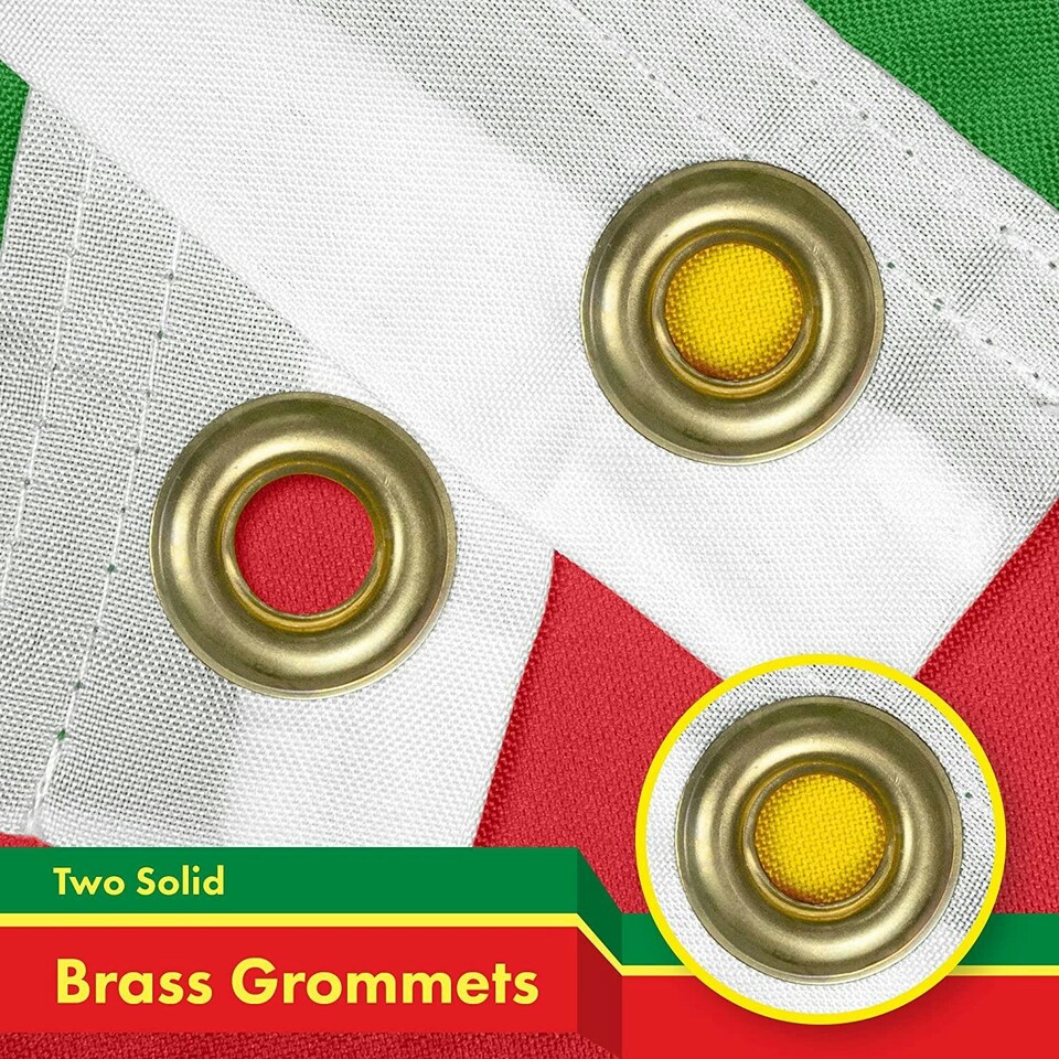 image 1 of Senegal Flag 5x3ft With Eyelets Multi