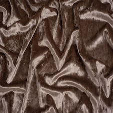 Minerva Core Range Brown Deluxe Crush Velvet Stretch Knit Fabric for ...