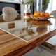 image 5 of 2mm Thick Clear Transparent PVC Tablecloth - 1.45cm Wide | Clear | Length: 3.5m