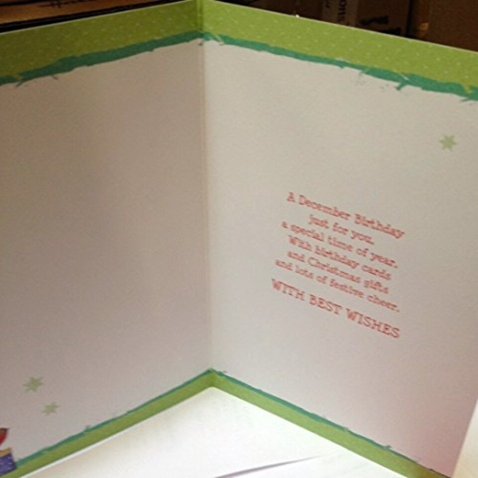 image 1 of Enjoy Your December Birthday, Birthday Card