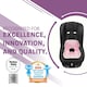 image 6 of Lynmark® Potty Training Car Seat Protector Cover for Spills, Nappy Leaks, and Accidents Pink | 1 pack