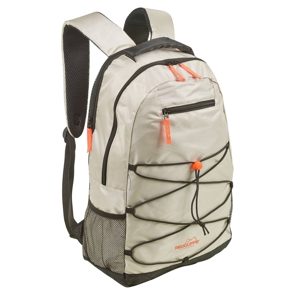 image 1 of 20L Lightweight Backpack Rucksack Travel Hiking School Bag | White | White | 1