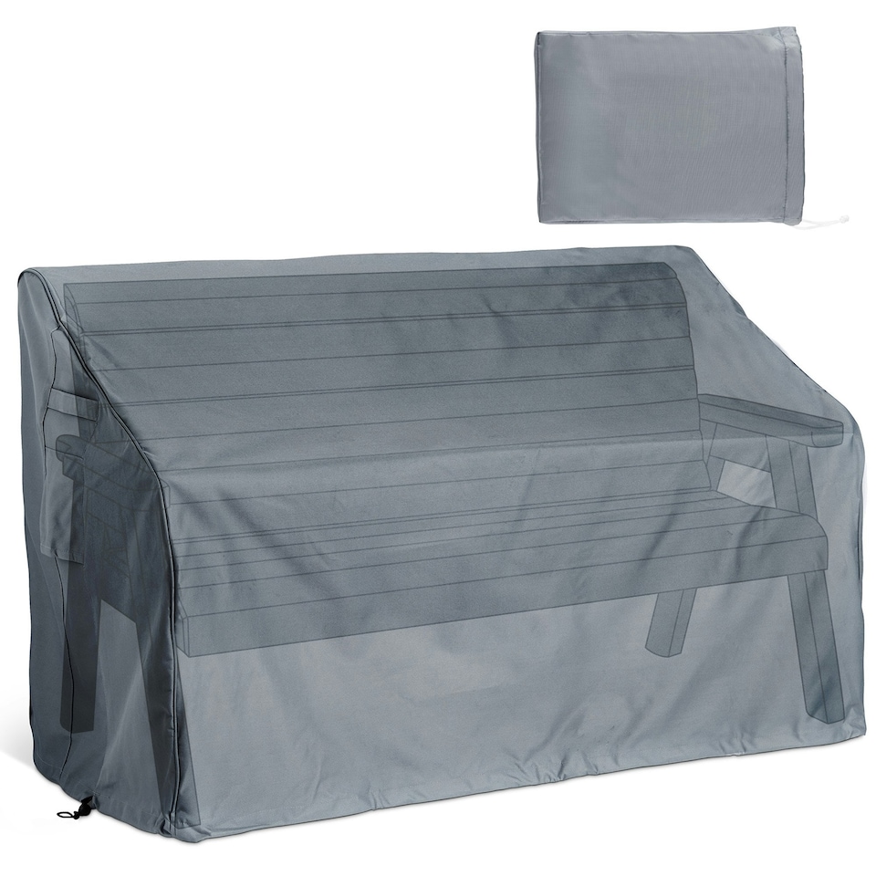 image 1 of VonHaus Waterproof  2 Seater Bench Cover H89 x W134 x D70cm