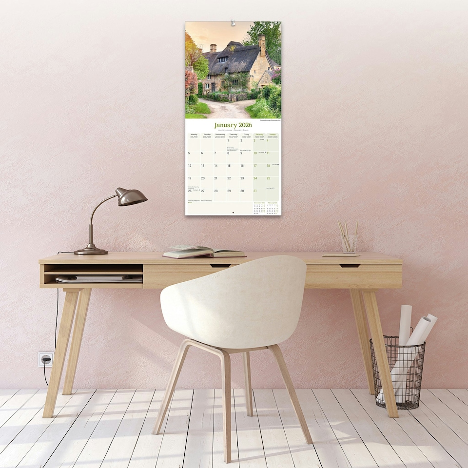 image 1 of England 2026 Calendar | Square Wall Calendar | Travel Gift | Plastic Free Packaging | by Avonside Publishing