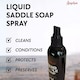 image 2 of Angelus Liquid Saddle Soap - Pump Action Spray for Easy Leather Cleaning 8oz | Clear