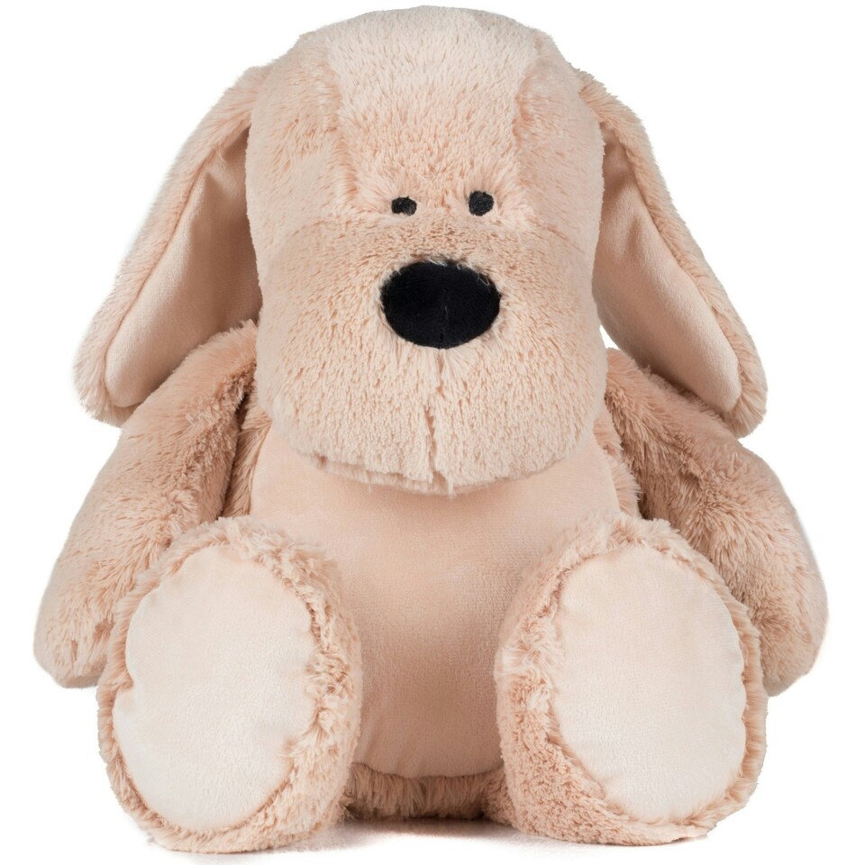 Mumbles Childrens/Kids Zippie Dog Soft Plush Toy - Mid Brown - One Size