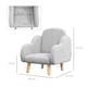 image 10 of ZONEKIZ Kids Armchair Toddler Sofa Chair Cloud-Shaped for 1.5-3 Years Purple