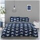 image 2 of VELVETIO Jovana Complete Duvet Cover Set with Fitted Sheet Printed Bedding Quilt Blue | Single
