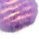 image 4 of Modern and Chic Small Real Soft Lilac Feather Decorated Pendant Lamp Shade | Purple