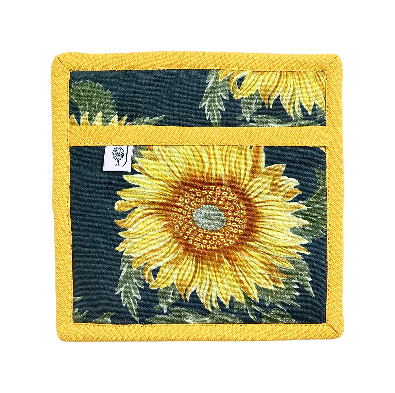 RHS Sunflower Design Pot Grab in Navy Colour