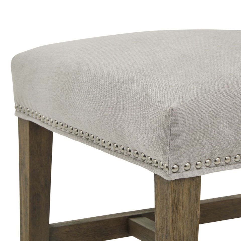 image 1 of Cobham Dining Chair - Fabric - Wood - L51 x W64 x H92 cm - Grey | Grey