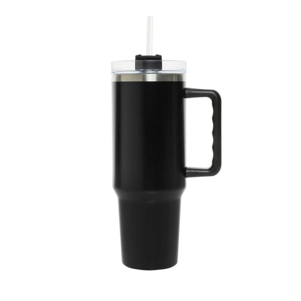 image 1 of XD Collection Peakflow Recycled Stainless Steel 1200ml Tumbler - Black - One Size