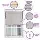 image 3 of FURNISHED Blackout Roller Blinds with Round Eyelets Cut to Size Easy Fit Window Shade | Pink | Pink | (W) 90cm x (L) 210cm