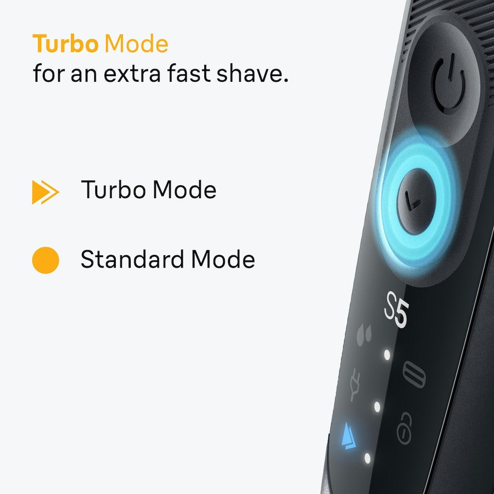 image 1 of Braun Series 5 Electric Shaver, Up to 50 min, +2 Attachments, 52-B1650S, Blue