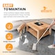 image 4 of Vinyl Floor Tiles Self Adhesive – 30 Pack Covers 30 sqf (2.79sqm) – 12x12in (30.5x30.5cm) Waterproof Peel & Stick Vinyl Flooring for Kitchen, Bathroom & Home | Grey