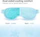 image 3 of Gel Beads Eye Mask Hot Cold Therapy Puffy Eyes Migraine Sinus Relief Dark Circle