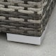 image 8 of Outsunny 6Pcs Rattan Sofa Set Garden Sectional Garden Wicker Furniture Cushion