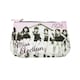 image 1 of Miss Election 1926 Cosmetic Bag - Pink/Black/White - One Size Pink