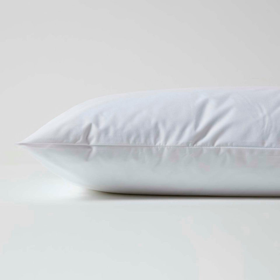 image 1 of Homescapes Waterproof Pillow Protectors - 40 x 80 cm - Pack of 4 White