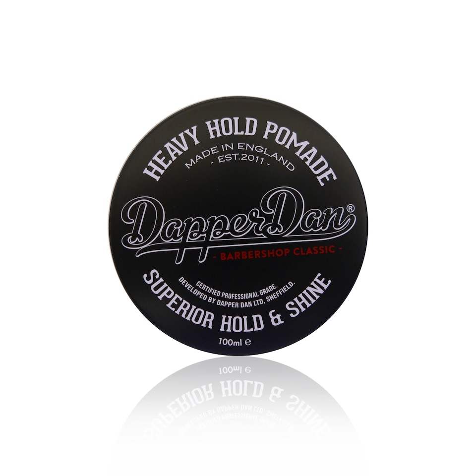 image 1 of Dapper Dan Heavy Hold Pomade 100ml | Black