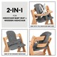 image 3 of hauck Highchair Baby Seat Pad - Dark Grey