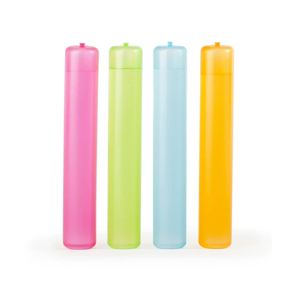 image 1 of Kikkerland Reusable Coloured Ice Sticks Pack of 8
