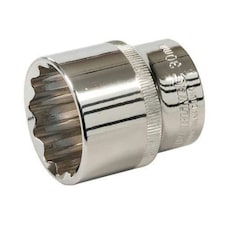 Silverline Socket 1/2" Drive 12pt Metric - 736697