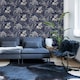 image 3 of Arthouse Japanese Garden Wallpaper - Navy - One Size Blue