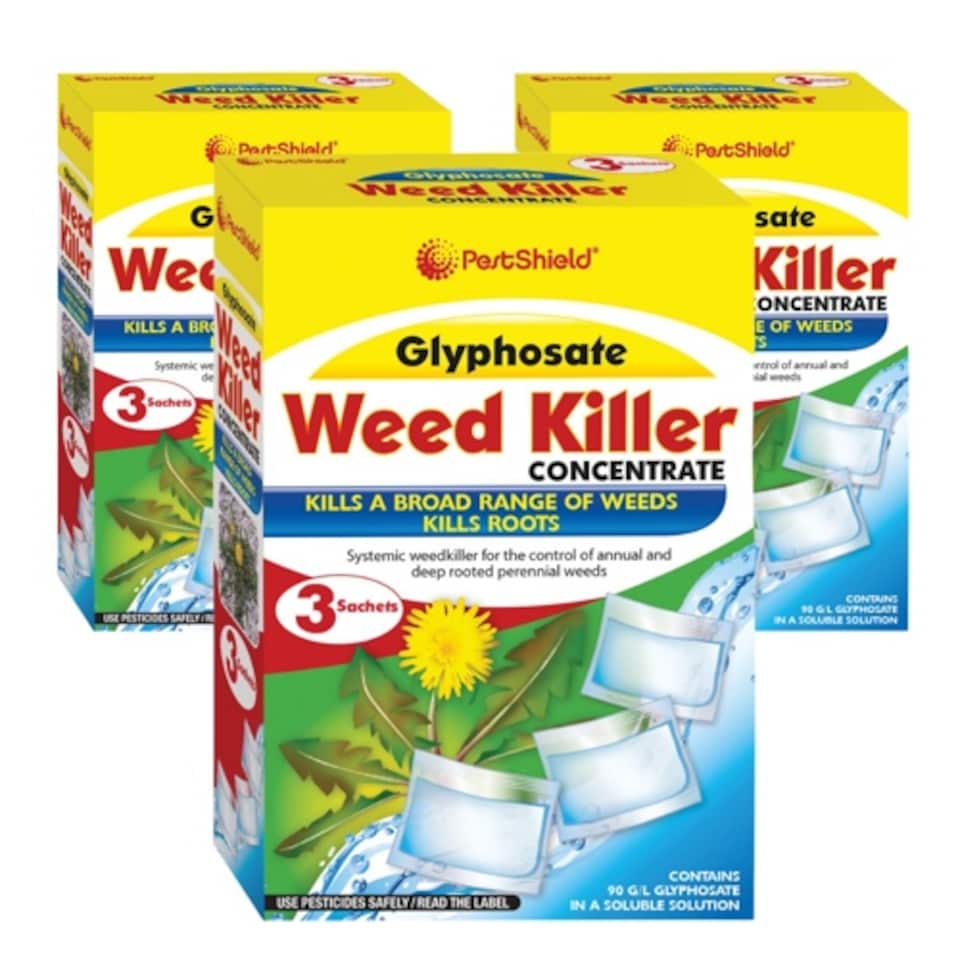 image 1 of Pestshield Glyphosate Weed Killer Concentrate | Yellow | 6 - Yellow | 18 Sachets | 6
