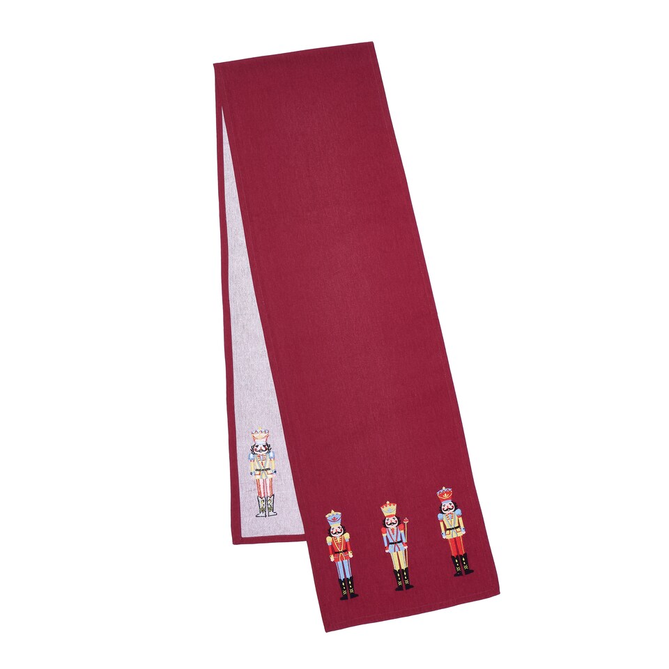 image 1 of Catherine Lansfield Christmas Nutcracker Cotton Dining Table Runner