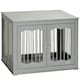 image 1 of PawHut Dog Crate End Table w/ Locks and Latches, for Medium Dogs