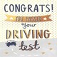 image 2 of Hotchpotch Greetings Card New Age Congrats! You passed your driving test