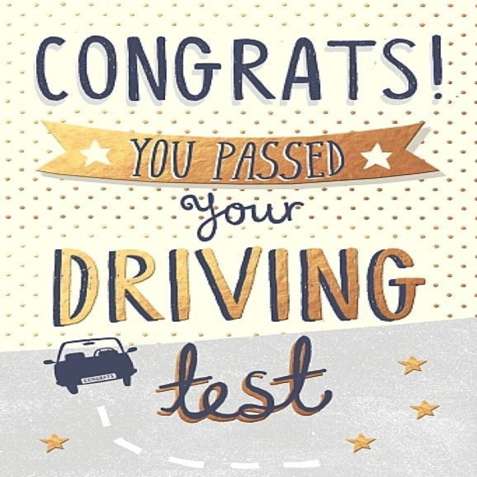 image 1 of Hotchpotch Greetings Card New Age Congrats! You passed your driving test