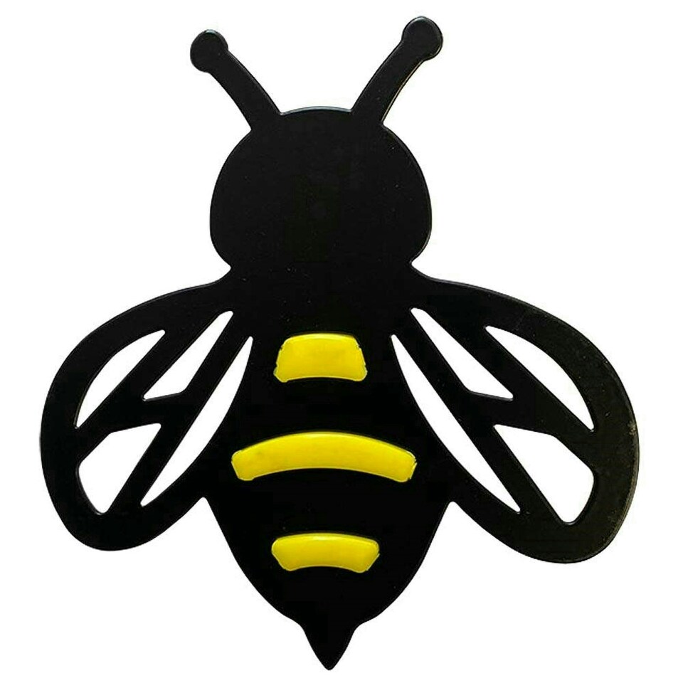 image 1 of Primrose Bee-Conscious Hanging Basket with Black Metal Frame and Coco Liner 36cm