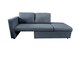 image 8 of The Brenta 2 Seater Slide Storage Sofa in Grey, Silver or Navy | Grey | One Size