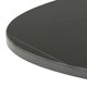 image 4 of Malta Ceramic Round Coffee Table in Matt black 60x45cm