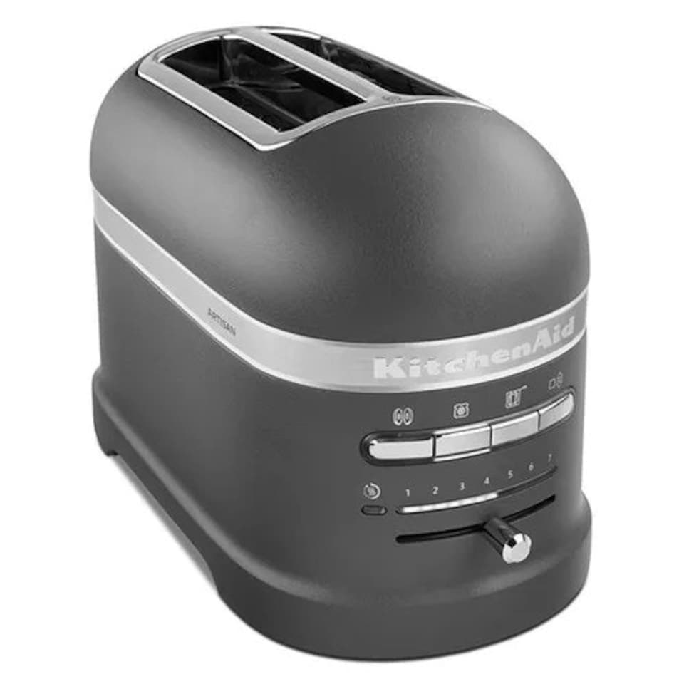 image 1 of KitchenAid Artisan Matt Imperial Grey 2 Slot Toaster and Kettle Set
