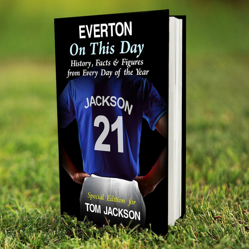 image 1 of Personalised Everton on this Day Book