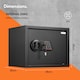 image 4 of VonHaus 27L Electronic Safe Box with Digital Keypad
