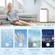 image 3 of HOMCOM 12,000 BTU Portable Air Conditioner Unit with Remote, 24H Timer, 35m²