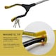 image 3 of Straame Pack of 2, Foldable Grabber Tool – Magnetic Tip, (Yellow)