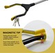 image 3 of Straame Pack of 2, Foldable Grabber Tool – Magnetic Tip, (Yellow)