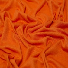 Orange Linen Viscose Sweater Knit Stretch Fabric for Dressmaking, 150cm / 59" Wide - per metre