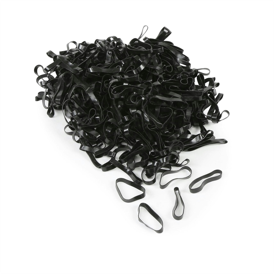 image 1 of Shires Silicone Plaiting Bands Pink | Colour: Pink
Size: One Size